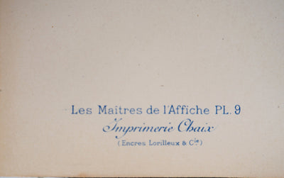 Jules CHERET : Théâtre de l'Opéra, 1895 - Affiche (détail)