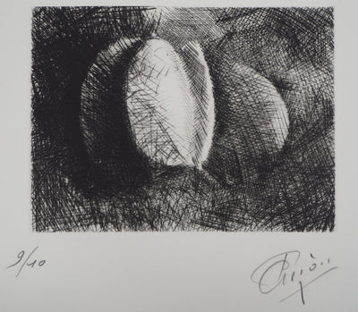 Paul CHERIAU : La coupe - Gravure (détail)