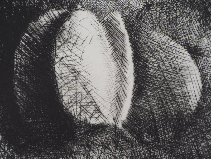 Paul CHERIAU : La coupe - Gravure (détail)