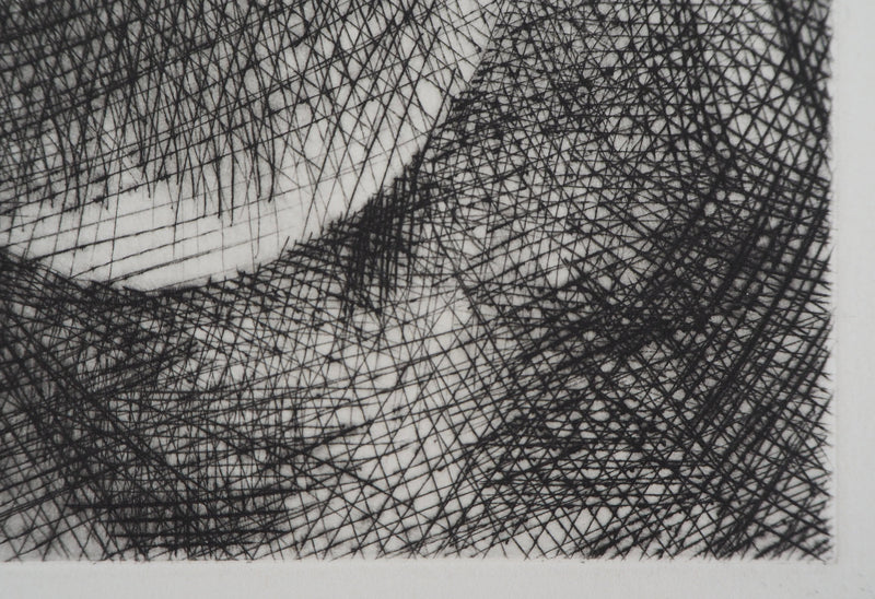 Paul CHERIAU : La coupe - Gravure (détail)