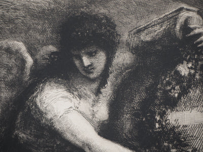 François Nicolas CHIFFLART : Frontispice de l'illustration Nouvelle - Gravure (détail)