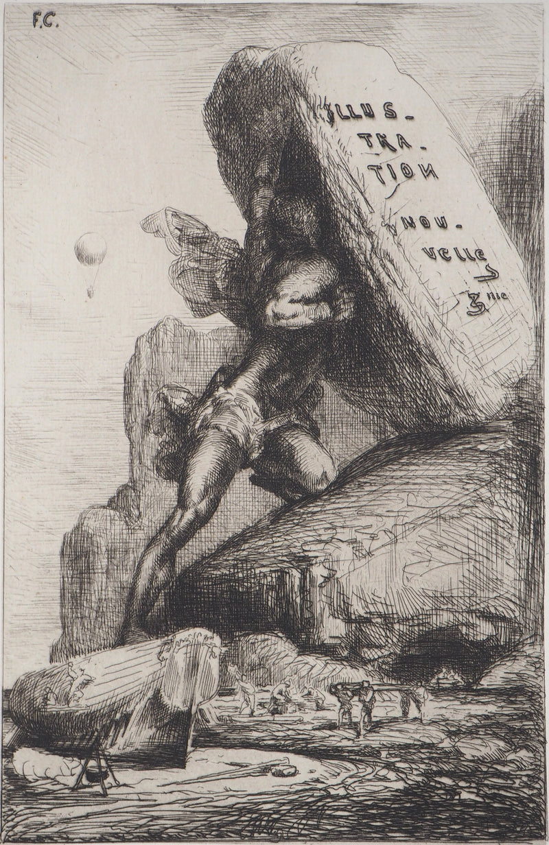 François Nicolas CHIFFLART : Illustration Nouvelle, 3ème année - Gravure