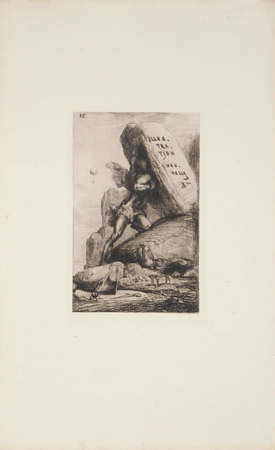 François Nicolas CHIFFLART : Illustration Nouvelle, 3ème année - Gravure (détail)
