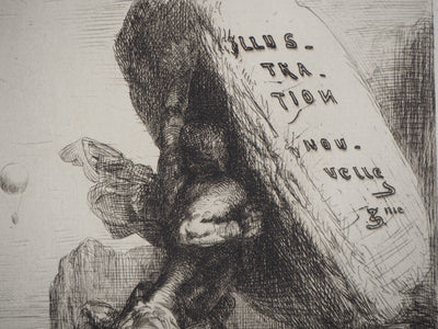 François Nicolas CHIFFLART : Illustration Nouvelle, 3ème année - Gravure (détail)