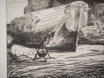 François Nicolas CHIFFLART : Illustration Nouvelle, 3ème année - Gravure (détail)