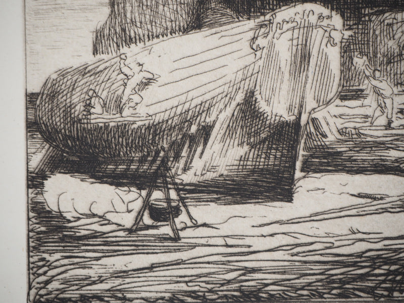 François Nicolas CHIFFLART : Illustration Nouvelle, 3ème année - Gravure (détail)