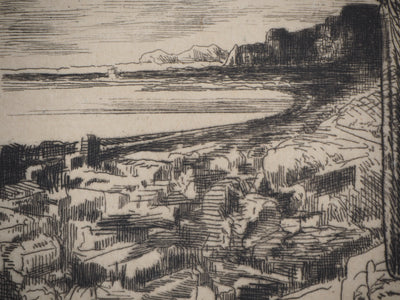 François Nicolas CHIFFLART : Le passé - Gravure (détail)
