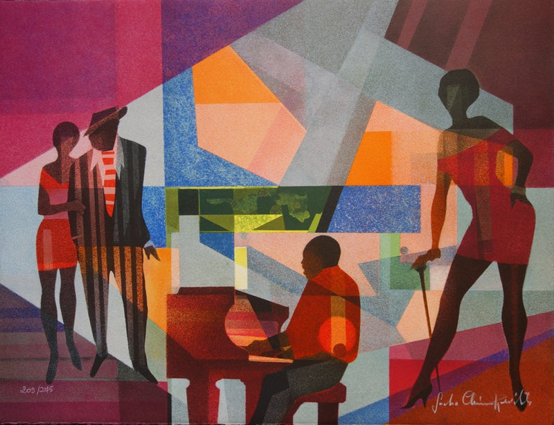 Sacha CHIMKEVITCH : Jazz : Ginger - Lithographie