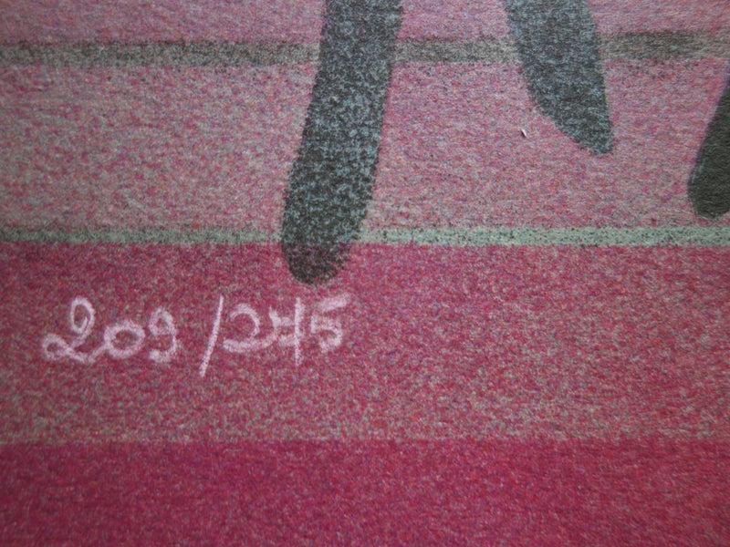 Sacha CHIMKEVITCH : Jazz : Ginger - Lithographie (détail)