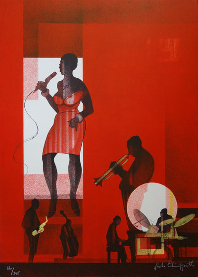 Sacha CHIMKEVITCH : Jazz, Hot Swing - Lithographie