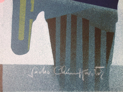 Sacha CHIMKEVITCH : New Orleans : Jazz Band - Lithographie (détail)