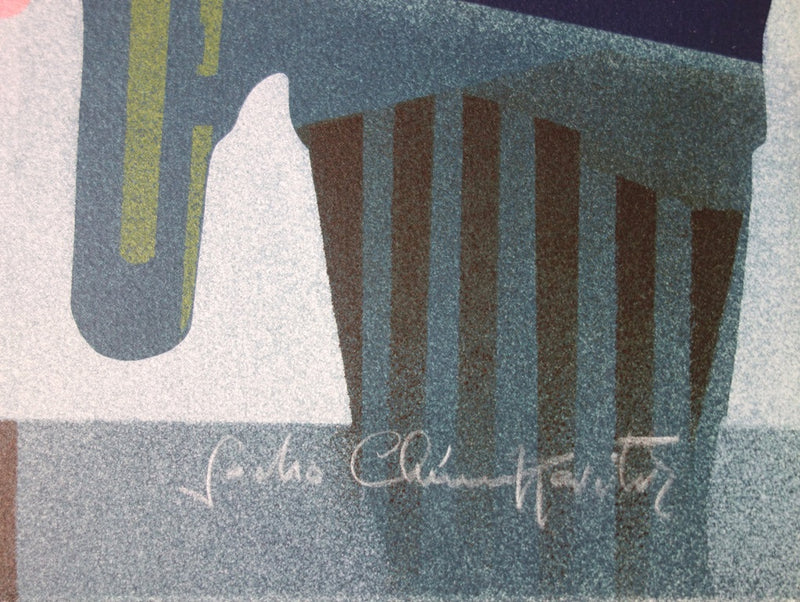 Sacha CHIMKEVITCH : New Orleans : Jazz Band - Lithographie (détail)