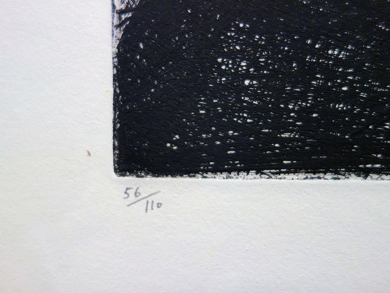 Michel CIRY : Portement de Croix, 1956 - Gravure (détail)