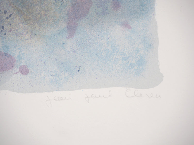 Jean-Paul CLEREN : Le calme - Lithographie (détail)