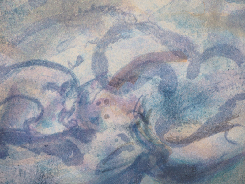 Jean-Paul CLEREN : Le calme - Lithographie (détail)