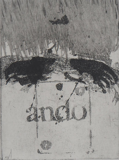 Ricardo COLMENARES : Les Andes, 1993 - Gravure