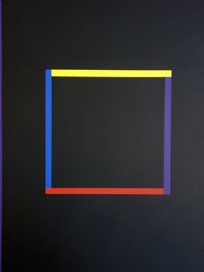 Jean-Jacques CONDOM : Composition géométrique - Sérigraphie (détail)
