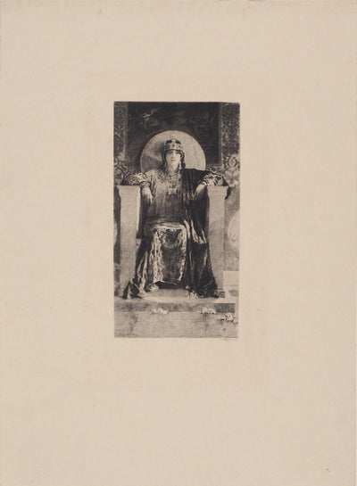 Benjamin CONSTANT : Théodora Chypre - Gravure (détail)