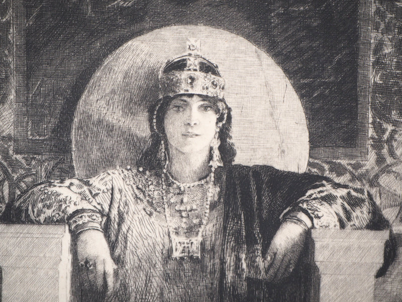 Benjamin CONSTANT : Théodora Chypre - Gravure (détail)