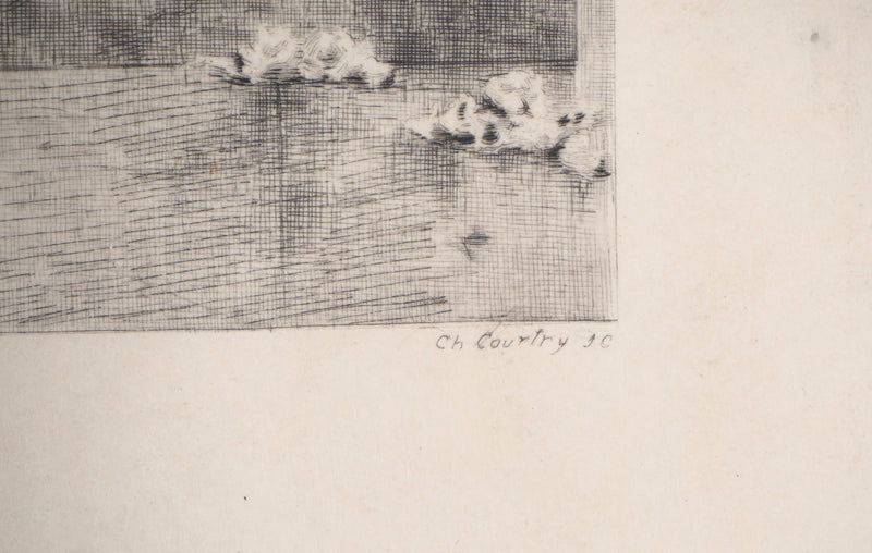 Benjamin CONSTANT : Théodora Chypre - Gravure (détail)