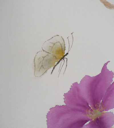 Diana COOK : Composition florale - Dessin (détail)