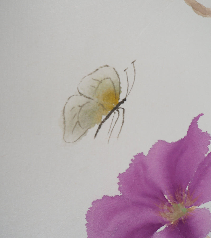 Diana COOK : Composition florale - Dessin (détail)