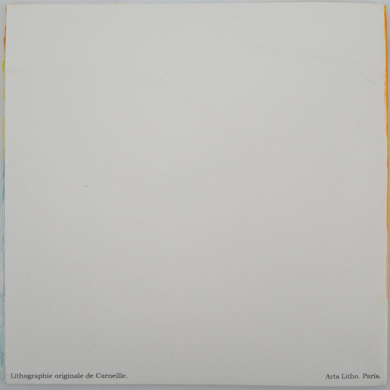 Guillaume CORNEILLE : Couple aux oiseaux, 2001 - Lithographie (détail)
