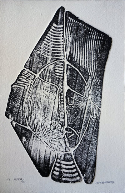 Jean CORREARD : Visage joyeux - Gravure