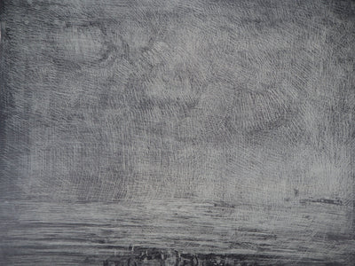 André COTTAVOZ : Abstraction sur fond noir - Lithographie (détail)