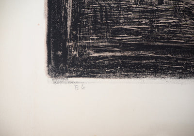André COTTAVOZ : Le hammam - Lithographie (détail)
