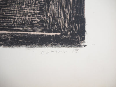 André COTTAVOZ : Le hammam - Lithographie (détail)