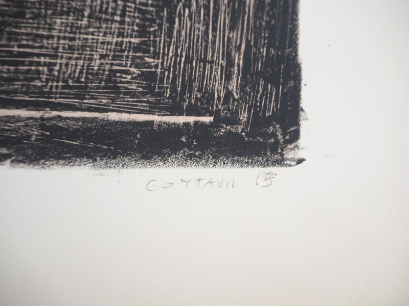 André COTTAVOZ : Le hammam - Lithographie (détail)