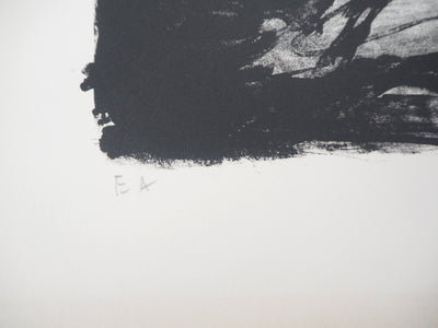André COTTAVOZ : Nus allongés - Lithographie (détail)