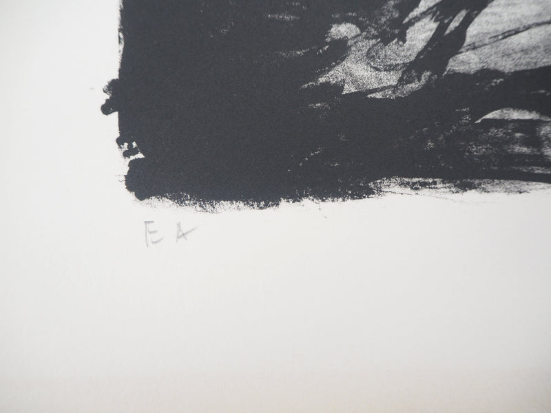 André COTTAVOZ : Nus allongés - Lithographie (détail)
