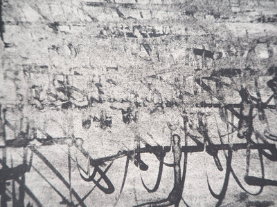André COTTAVOZ : Nus allongés - Lithographie (détail)