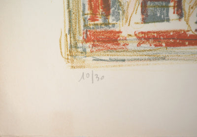 André COTTAVOZ : Scènes érotiques - Lithographie (détail)