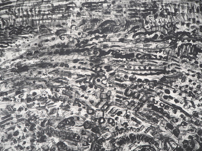 André COTTAVOZ : La ville animée - Lithographie (détail)