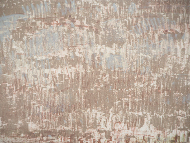 André COTTAVOZ : Ville sous la pluie - Lithographie (détail)