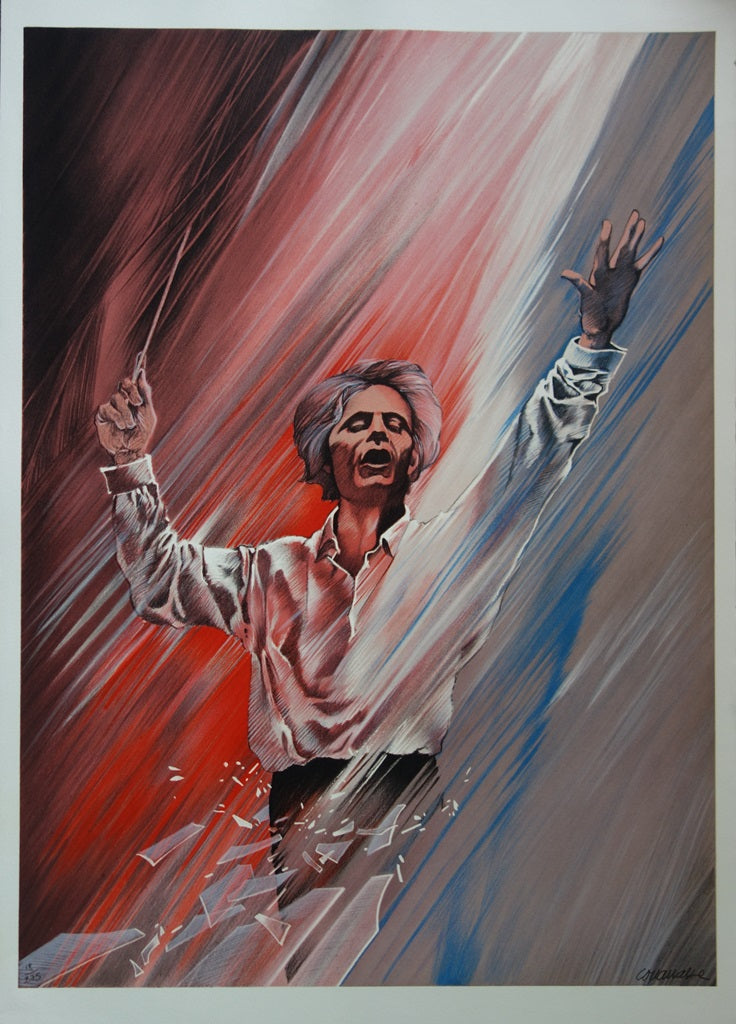 Pierre-Jean COUARRAZE : 14 Juillet : Marseillaise, Lithographie originale (vue générale) - Crédit photo : Galerie Art.Paris