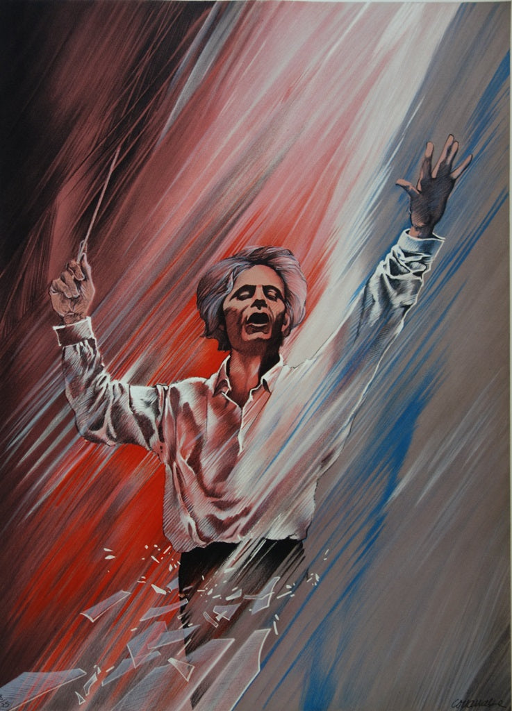 Pierre-Jean COUARRAZE : 14 Juillet : Marseillaise, Lithographie originale (photo de détail 2) - Crédit photo : Galerie Art.Paris