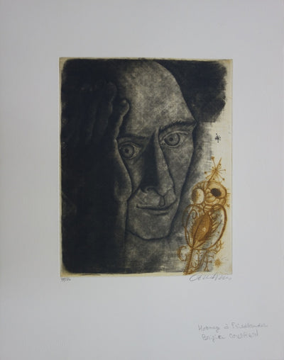 Brigitte COUDRAIN : Hommage à Friedlander - Gravure