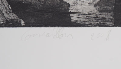Frédéric COURAILLON : Emergence de la vie, 2008 - Gravure (détail)