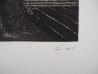 Hélène CSECH : Cantate, 1983 - Gravure (détail)