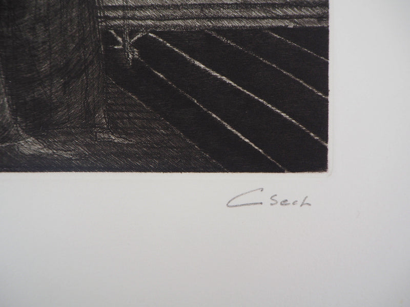 Hélène CSECH : Cantate, 1983 - Gravure (détail)