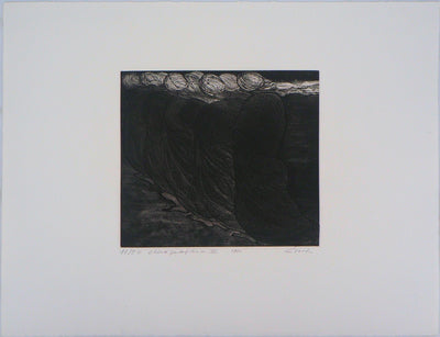 Hélène CSECH : Chorégraphie II - Gravure (détail)