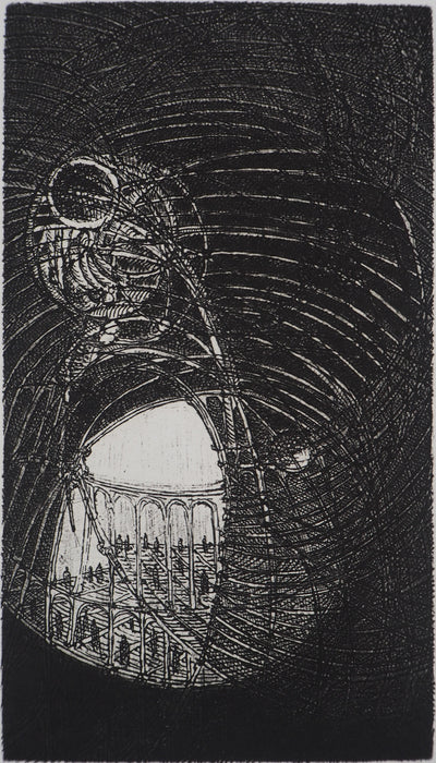 Hélène CSECH : Exil - Gravure