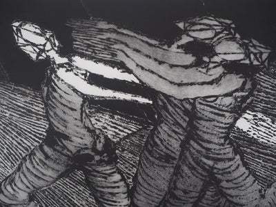 Hélène CSECH : Harmonie II, 1991 - Gravure (détail)