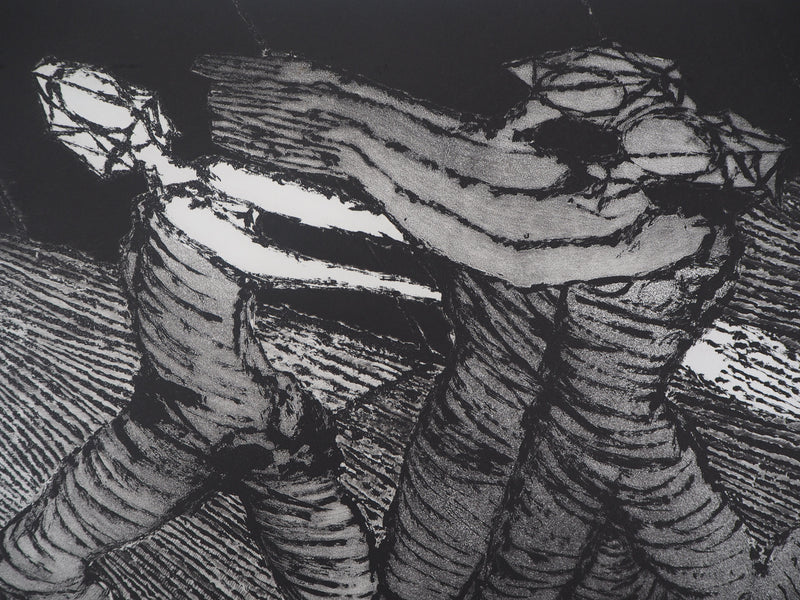 Hélène CSECH : Harmonie II, 1991 - Gravure (détail)