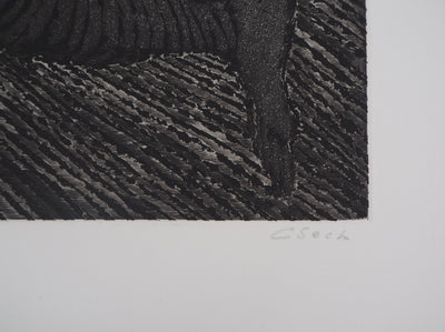 Hélène CSECH : Harmonie II, 1991 - Gravure (détail)