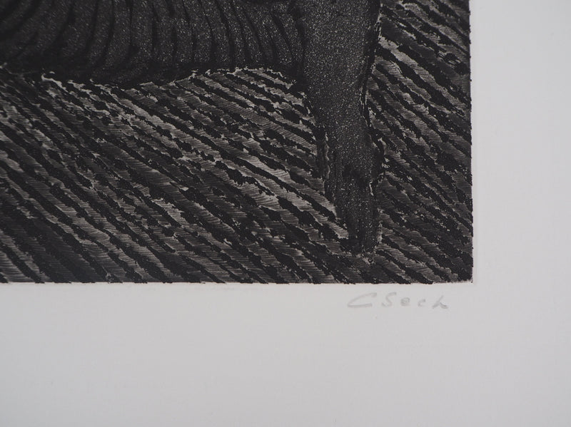 Hélène CSECH : Harmonie II, 1991 - Gravure (détail)